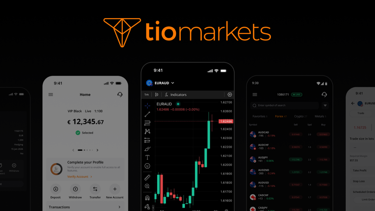 TIOmarkets Mobile App Unifies Trading and Account Management