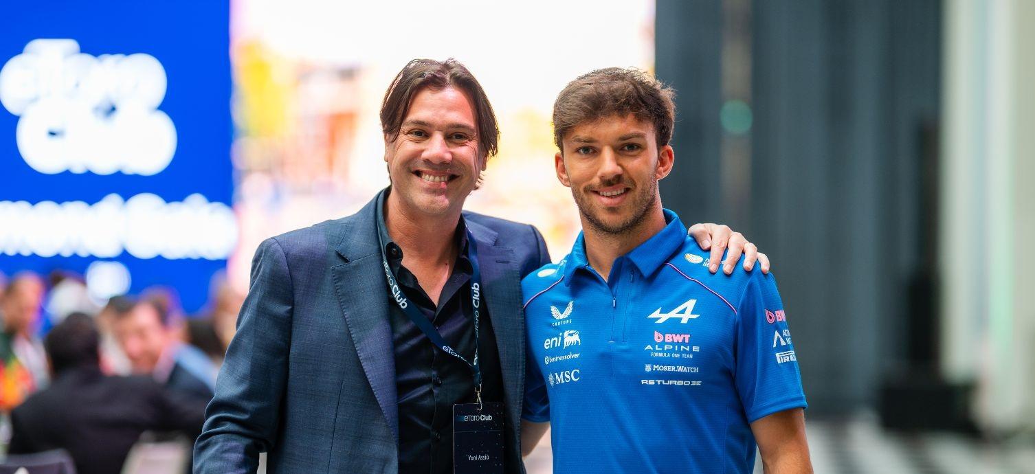eToro Partners with F1 Driver Pierre Gasly