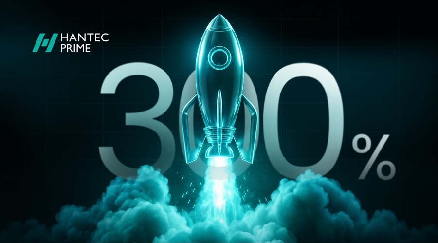 Hantec Prime Sees Trading Volume Surge Over 300% with New Clients