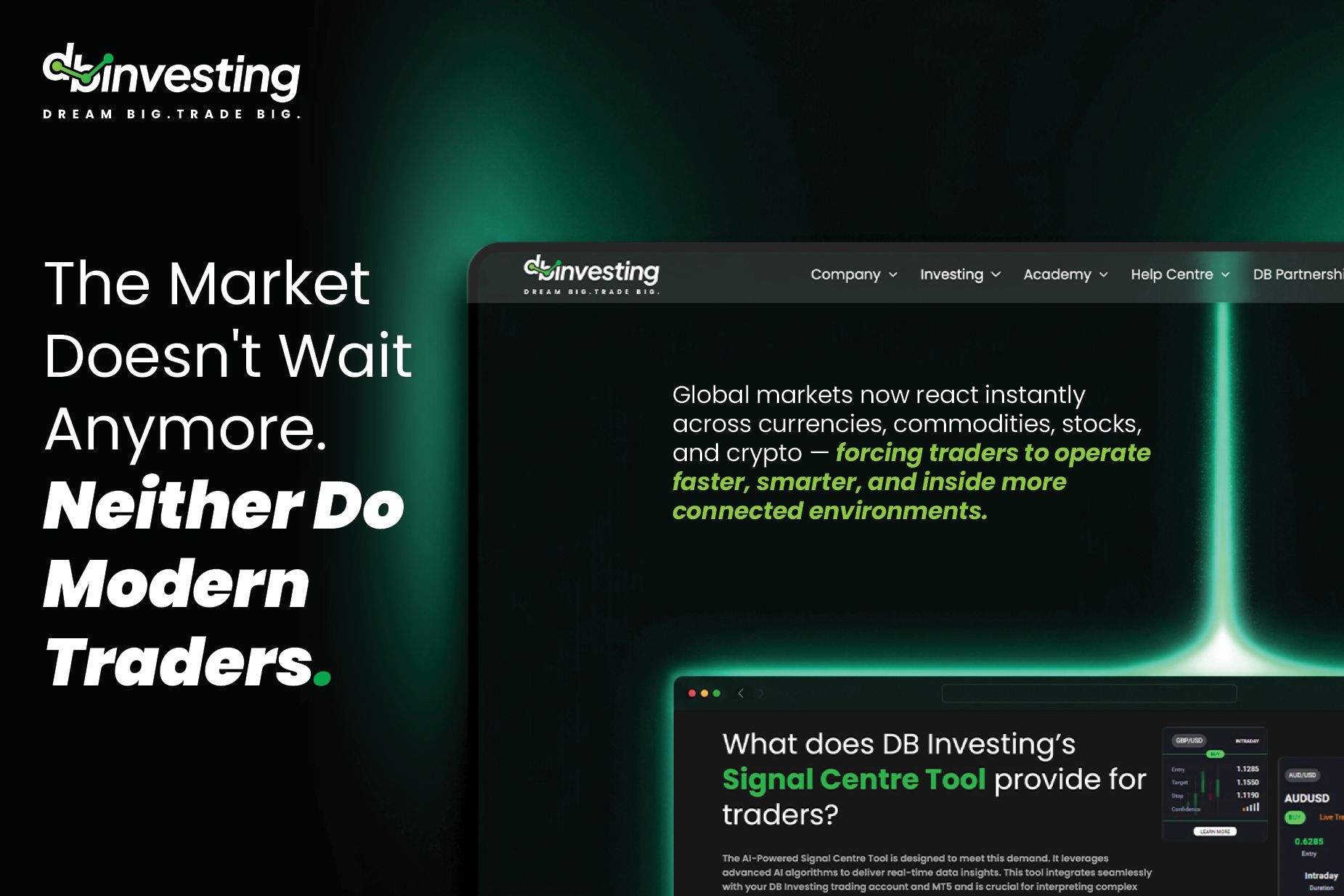 The Market Doesn’t Wait Anymore. Neither Do Modern Traders.