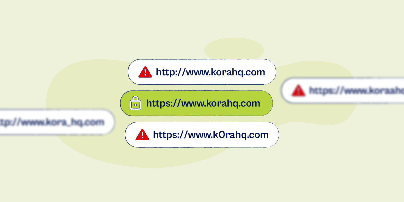Kora Explains Typosquatting and Brand Impersonation Risks